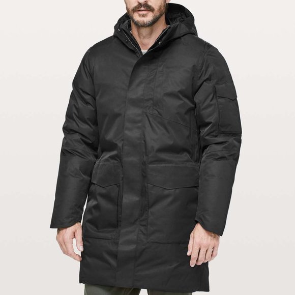 Lululemon Cold City Parka Black Goose M 